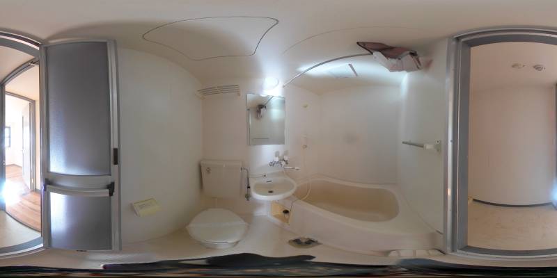 パノラマ画像バスルーム