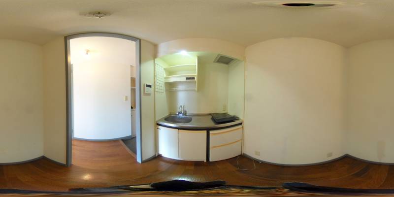 パノラマ画像キッチン