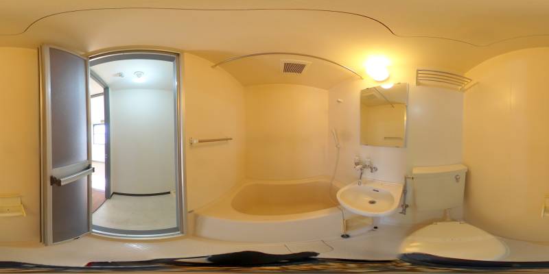 パノラマ画像バスルーム