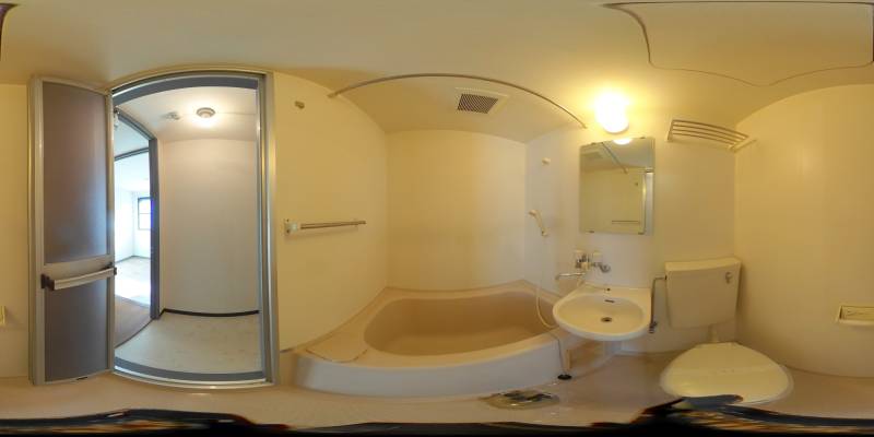 パノラマ画像バスルーム