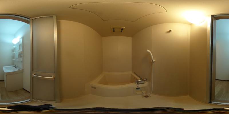 パノラマ画像バスルーム