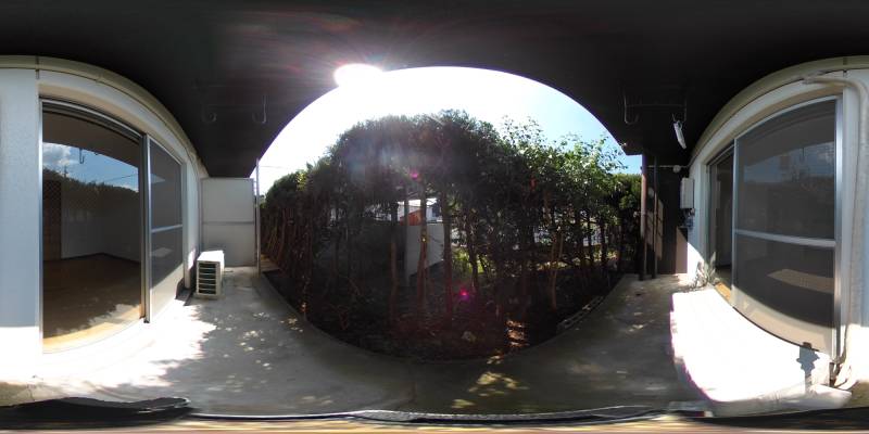 パノラマ画像バルコニー