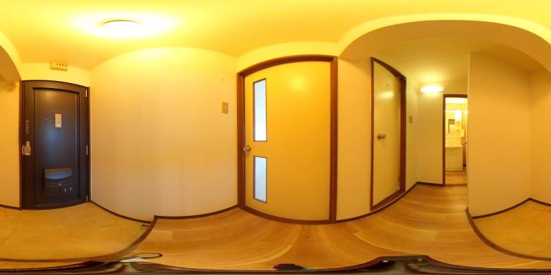 パノラマ画像玄関