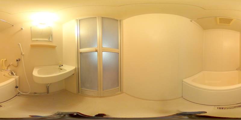 パノラマ画像バスルーム