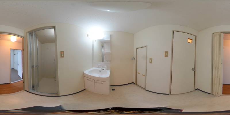 パノラマ画像洗面所