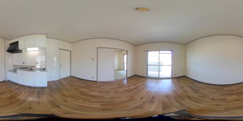 パノラマ画像リビング