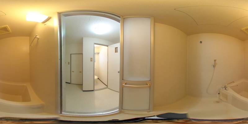 パノラマ画像バスルーム