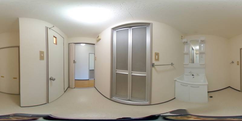 パノラマ画像洗面所