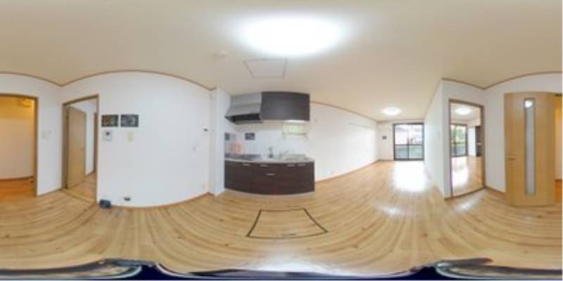 パノラマ画像キッチン