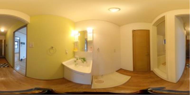 パノラマ画像洗面所