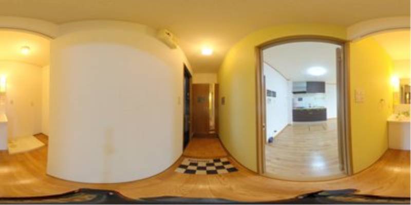 パノラマ画像玄関