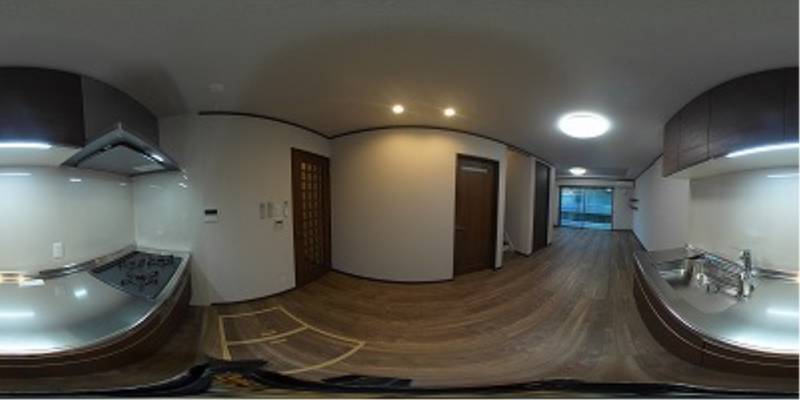 パノラマ画像キッチン