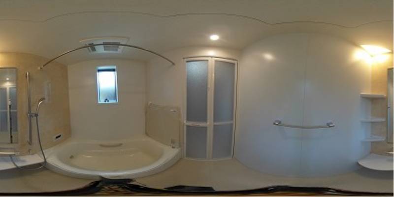 パノラマ画像バスルーム