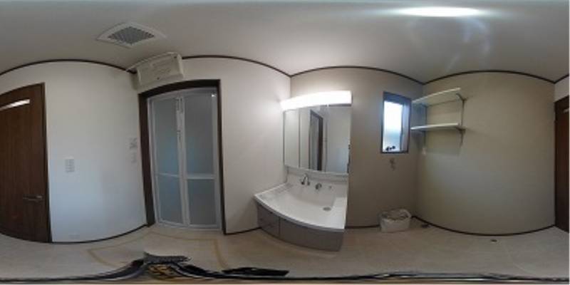 パノラマ画像洗面所