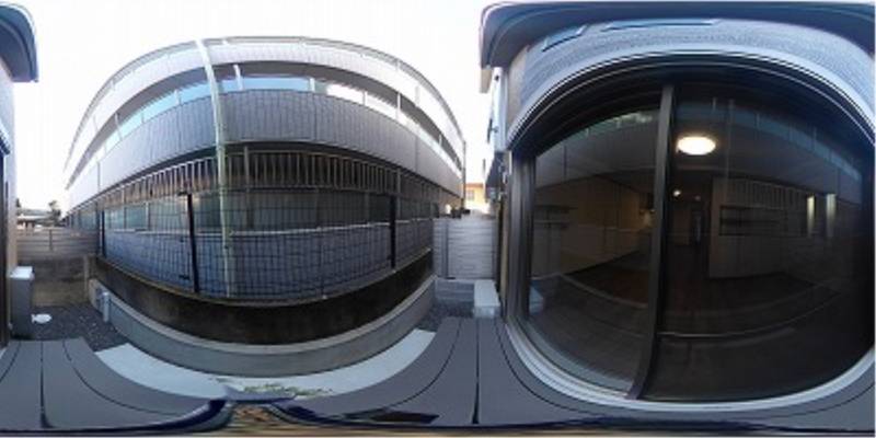 パノラマ画像バルコニー