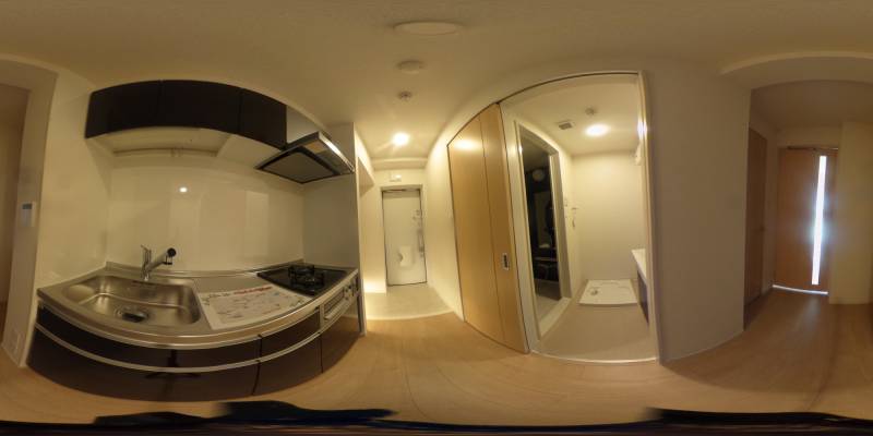 パノラマ画像キッチン