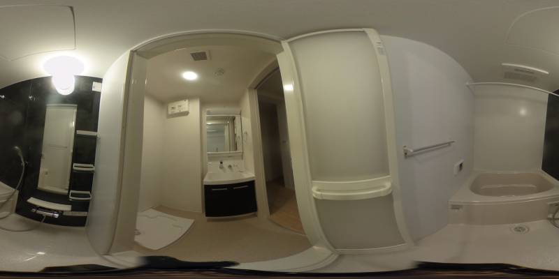 パノラマ画像バスルーム