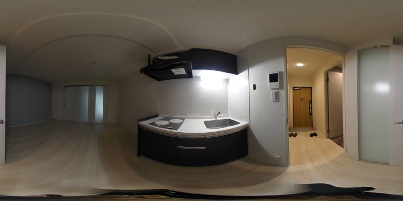 パノラマ画像キッチン