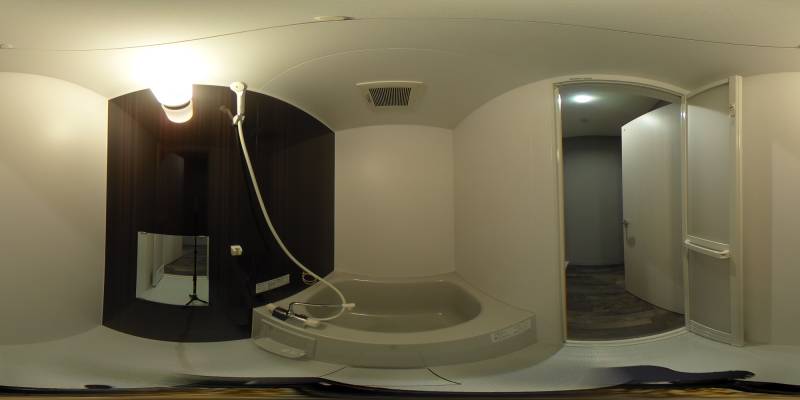 パノラマ画像バスルーム