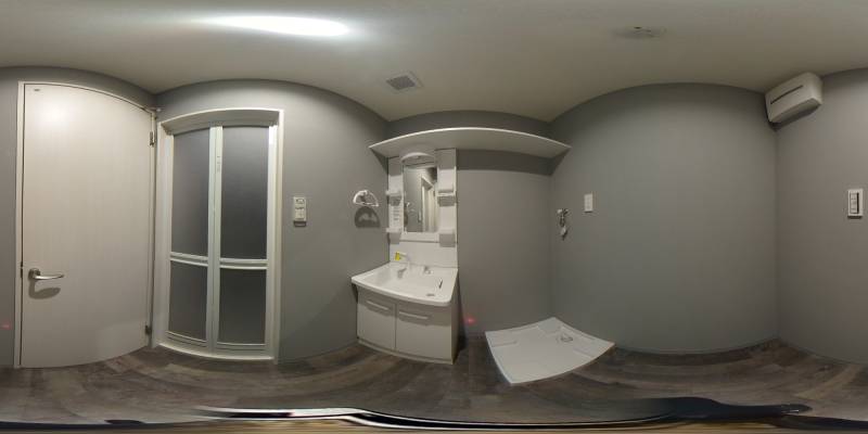 パノラマ画像洗面所