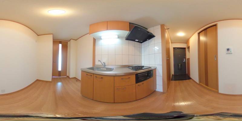 パノラマ画像キッチン