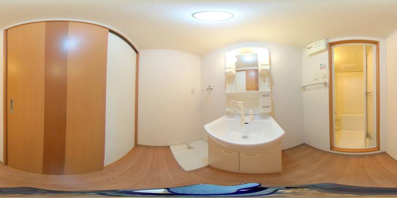 パノラマ画像洗面所