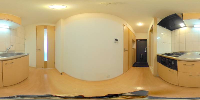 パノラマ画像キッチン