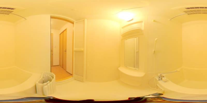 パノラマ画像バスルーム