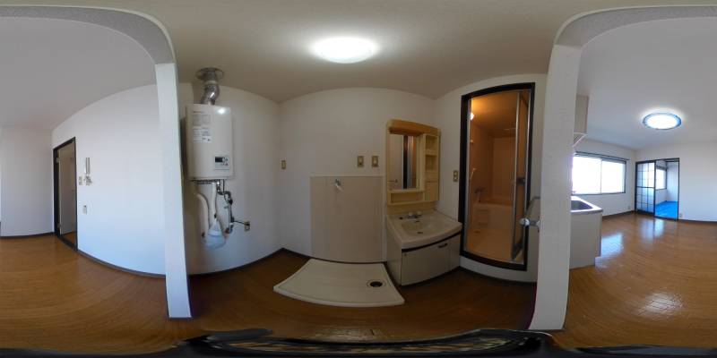 パノラマ画像洗面所