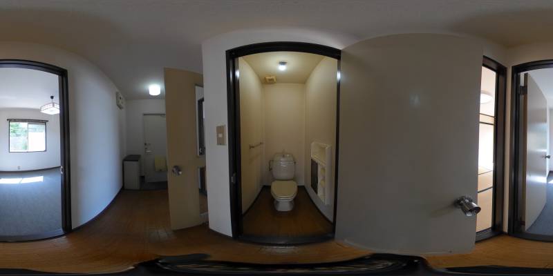 パノラマ画像トイレ