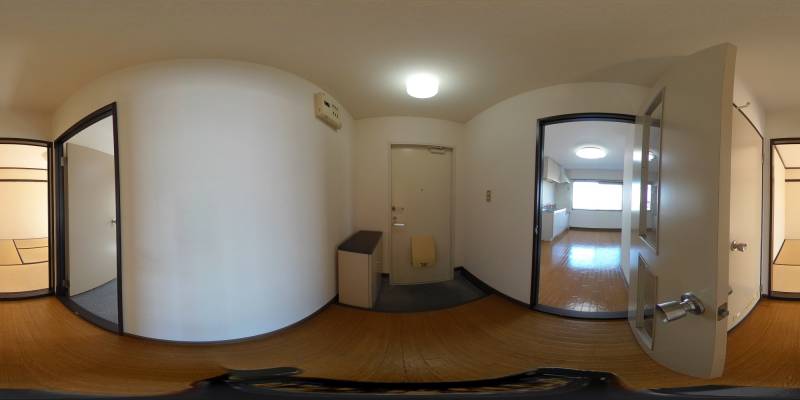 パノラマ画像玄関