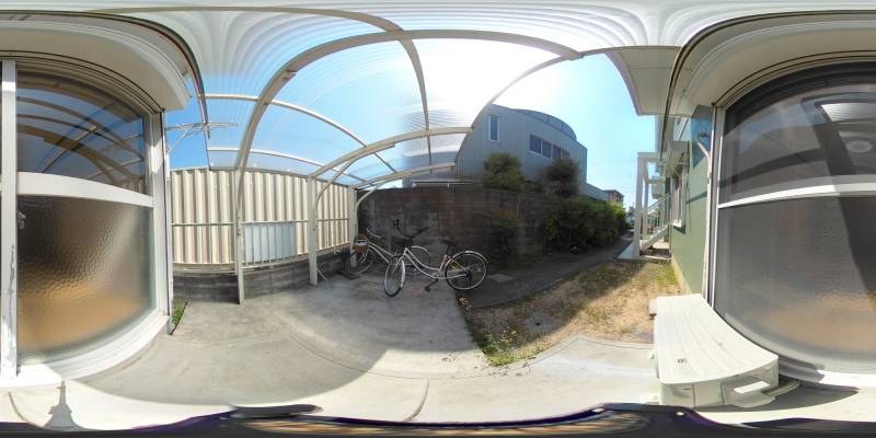 パノラマ画像バルコニー