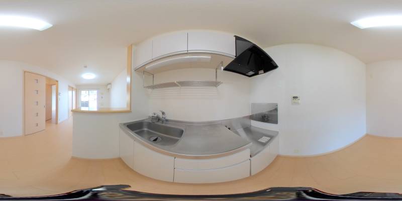 パノラマ画像キッチン