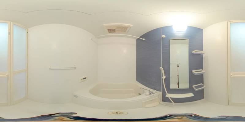 パノラマ画像バスルーム