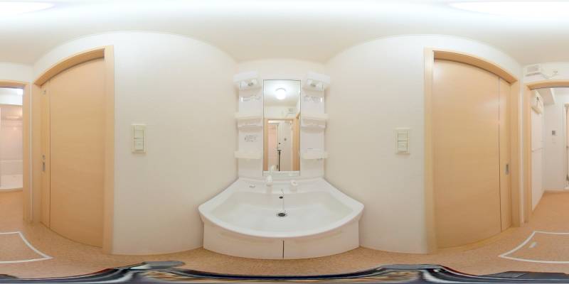 パノラマ画像洗面所