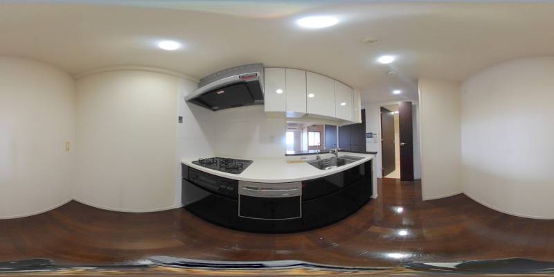 パノラマ画像キッチン