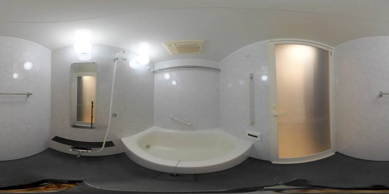 パノラマ画像バスルーム