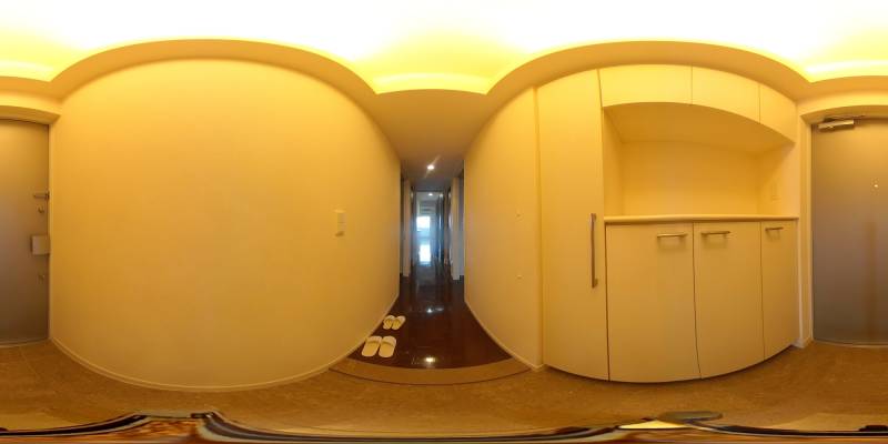 パノラマ画像玄関