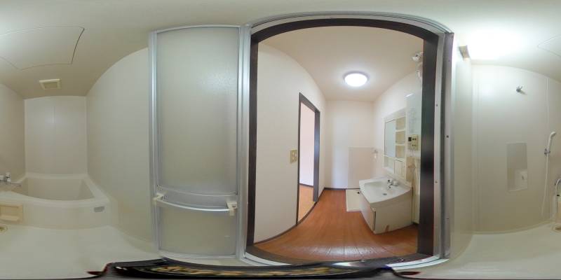 パノラマ画像バスルーム