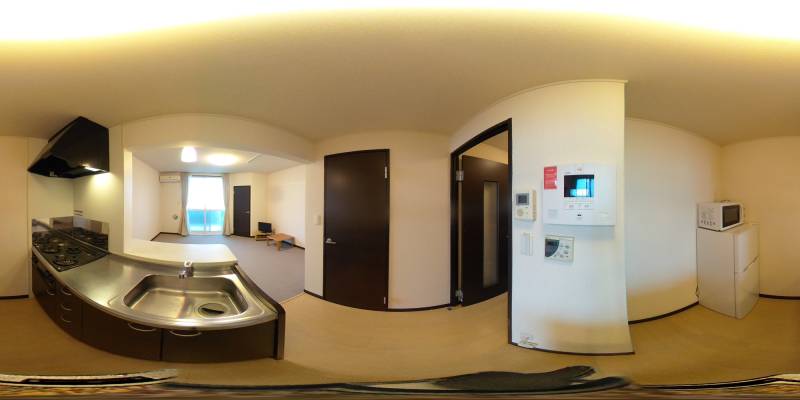 パノラマ画像キッチン