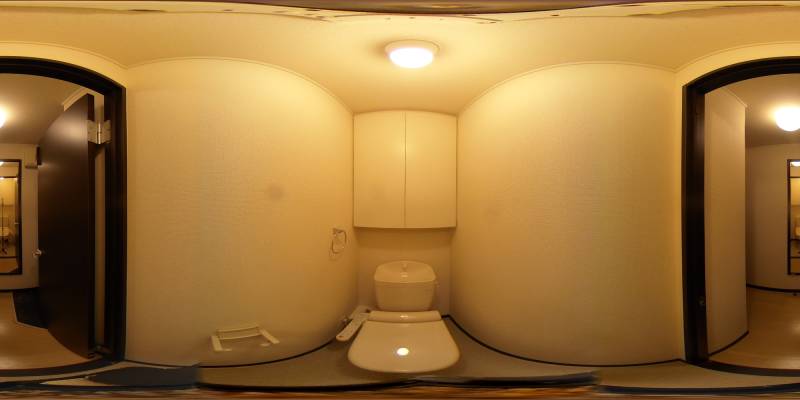 パノラマ画像トイレ