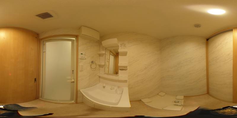 パノラマ画像洗面所