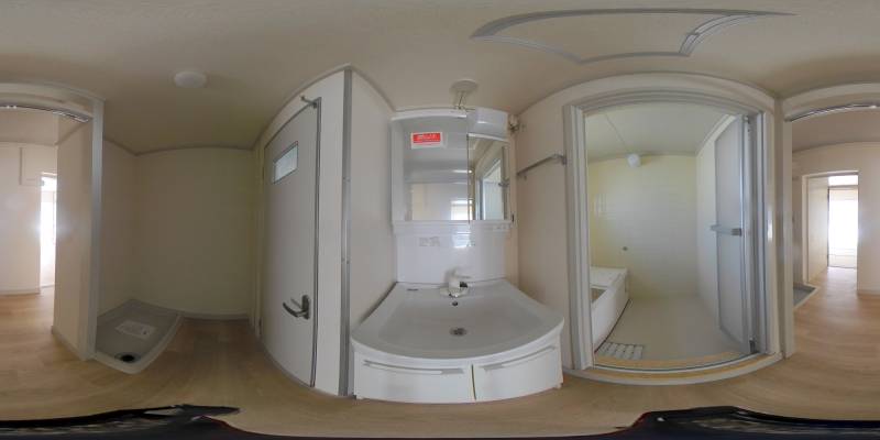 パノラマ画像洗面所