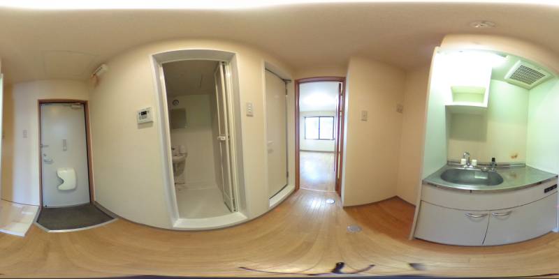 パノラマ画像キッチン