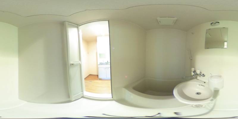 パノラマ画像バスルーム