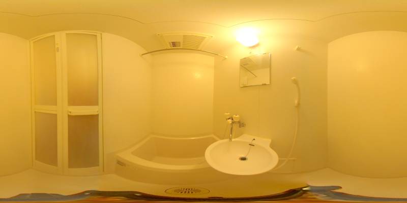 パノラマ画像バスルーム