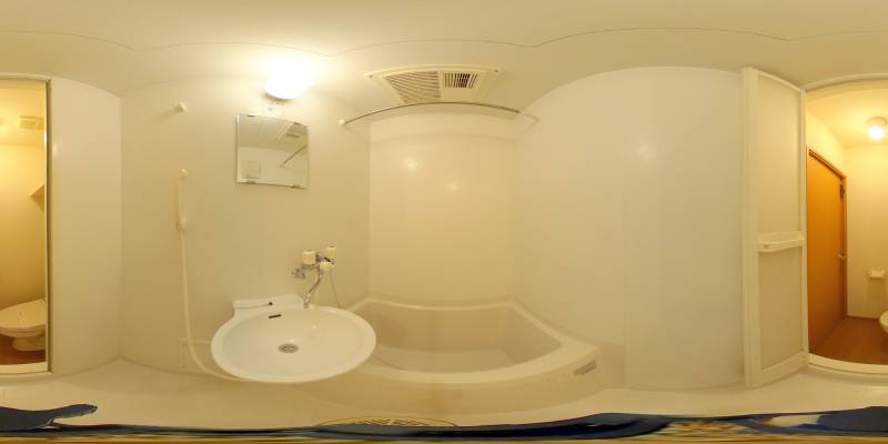 パノラマ画像バスルーム