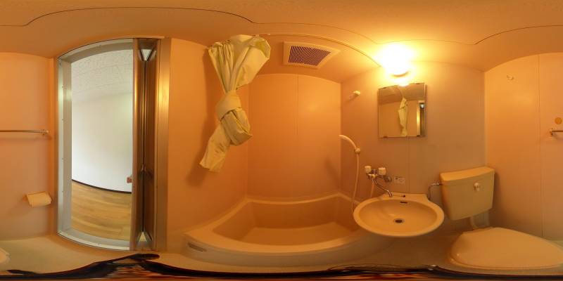 パノラマ画像バスルーム