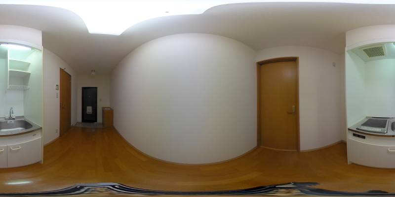 パノラマ画像キッチン