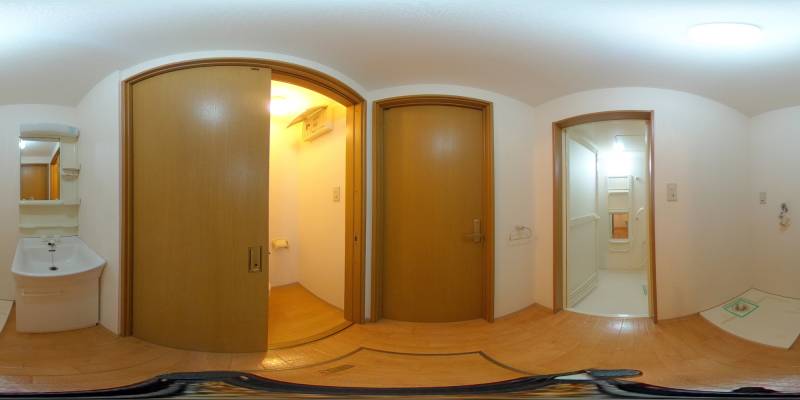 パノラマ画像洗面所